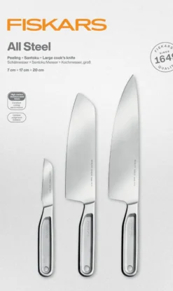 All Steel knivset, 3 delar