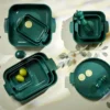 Appolia keramikform 14x18 cm, Forest green