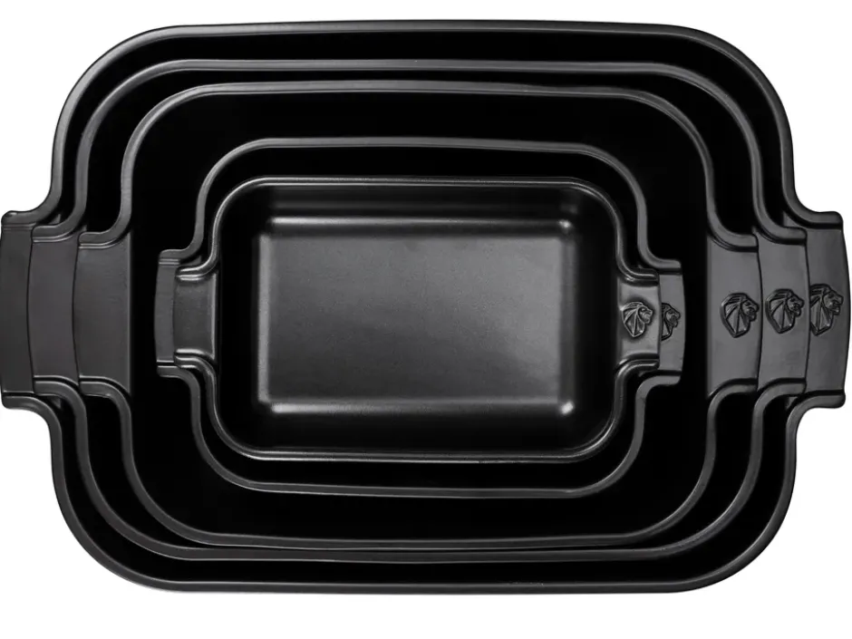 Appolia keramikform 40x27 cm, Satin black