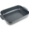 Appolia keramikform 40x27 cm, Svart