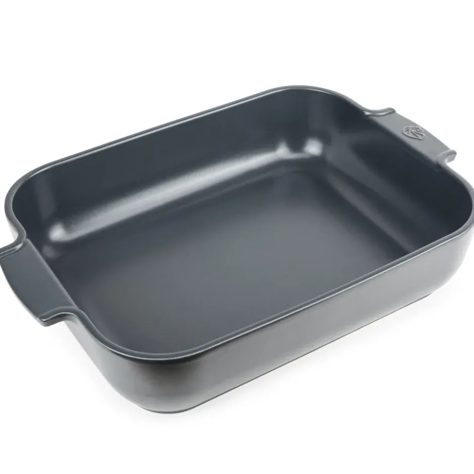 Appolia keramikform 40x27 cm, Svart