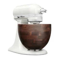 Aritsan 5KSM156 köksmaskin med träskål 4,7 L, Porcelain white-walnut