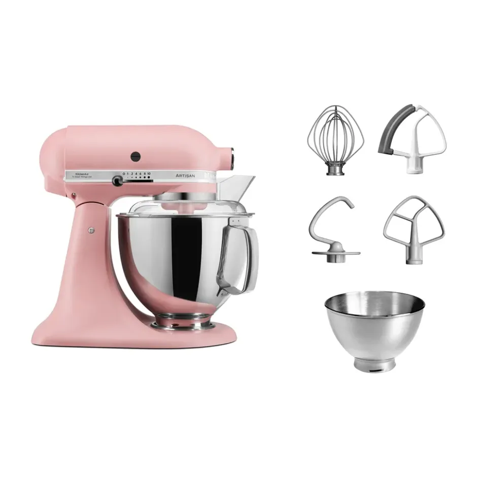 Artisan 5KSM175 köksmaskin med extra tillbehör 4,8 L, Dried rose