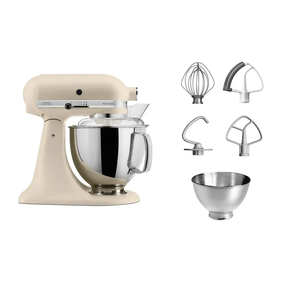 Artisan 5KSM175 köksmaskin med extra tillbehör 4,8 L, Fresh linen