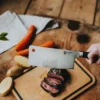 Asama Kinesisk kockkniv 18 cm, Svart handtag