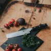 Asama Nakiri grönsakshacka, Rostfritt stål, svart, 31 cm