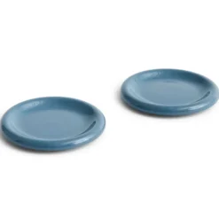 Barro tallrik, Dark blue, Ø18 cm 2-pack