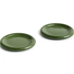 Barro tallrik, Green, Ø18 cm 2-pack