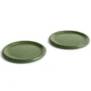 Barro tallrik, Green, Ø24 cm 2-pack