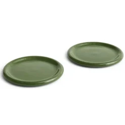 Barro tallrik, Green, Ø24 cm 2-pack