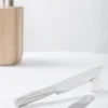 Base knivset med knivblock 5 delar, Wood-steel grey
