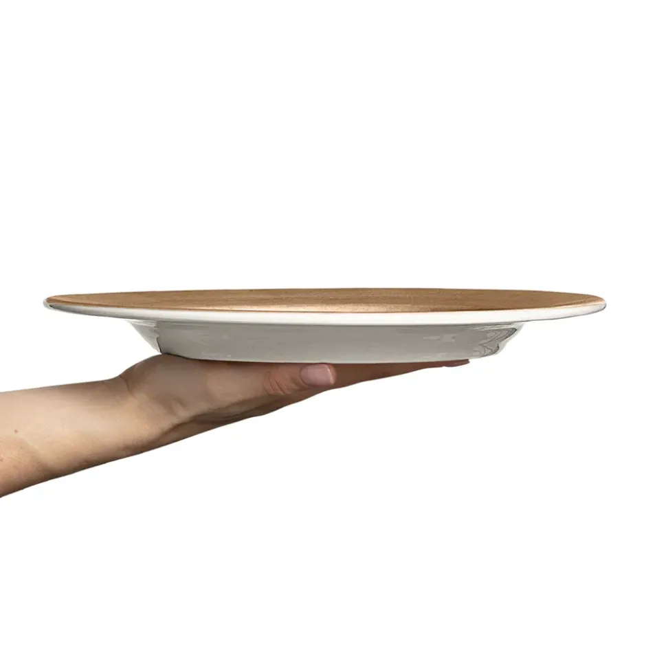 Basic tallrik 28 cm, Cinnamon