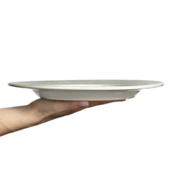 Basic tallrik 28 cm, Grå