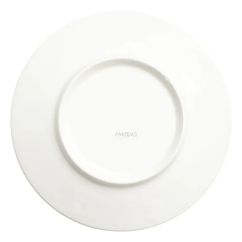 Basic tallrik 21 cm, Plommon