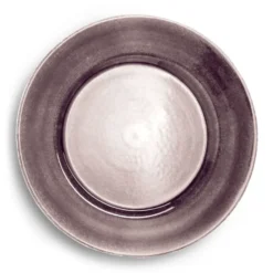 Basic tallrik 25 cm, Plommon