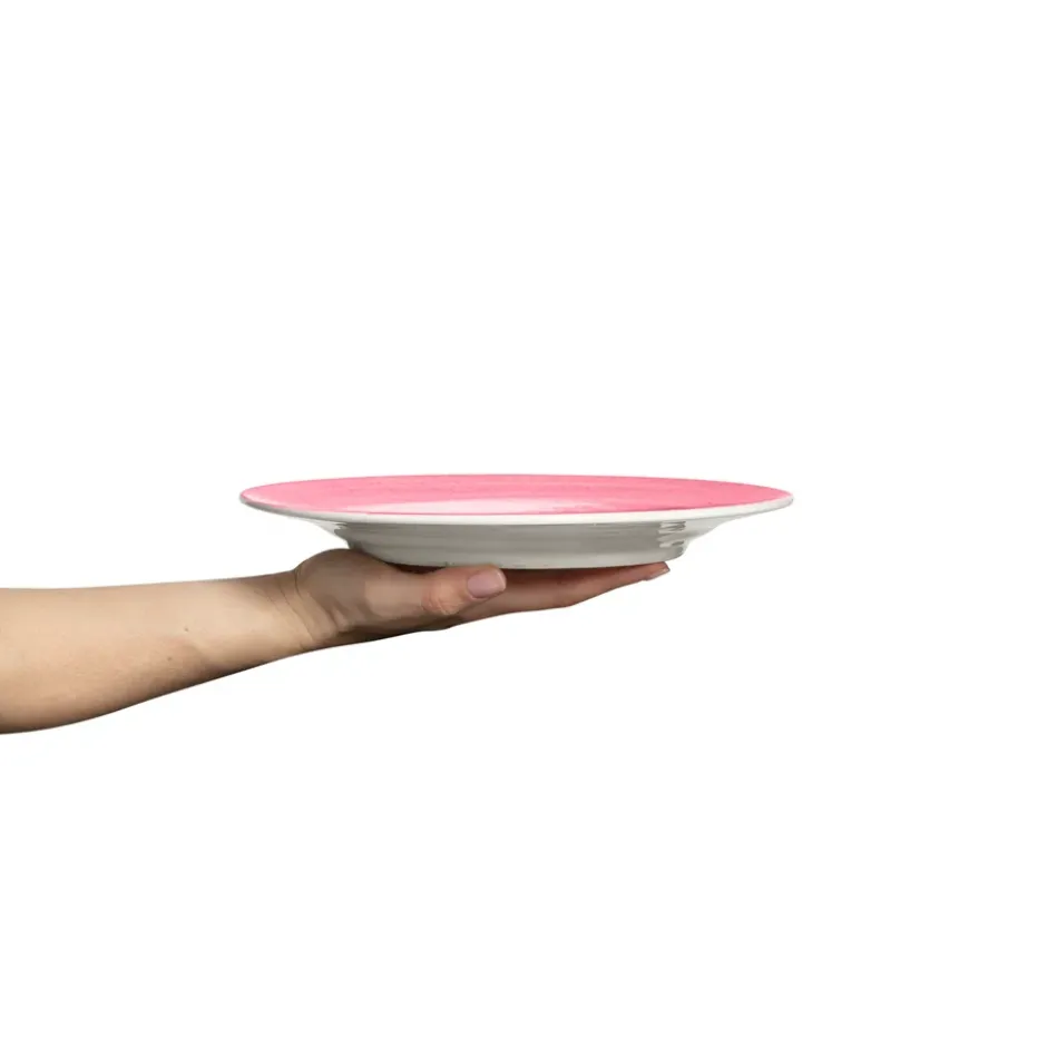 Basic tallrik 25 cm, Rosa