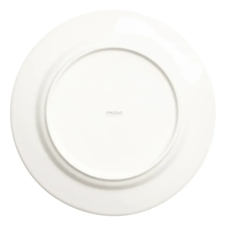 Basic tallrik 25 cm, Vit