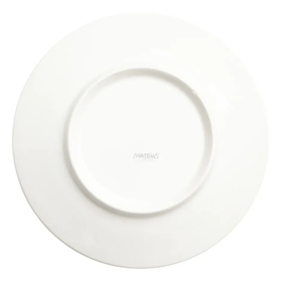 Basic tallrik 21 cm, Vit
