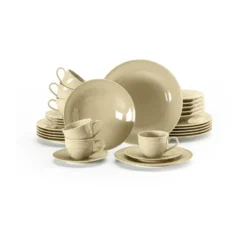 Beat servisset 30 delar, Sandbeige