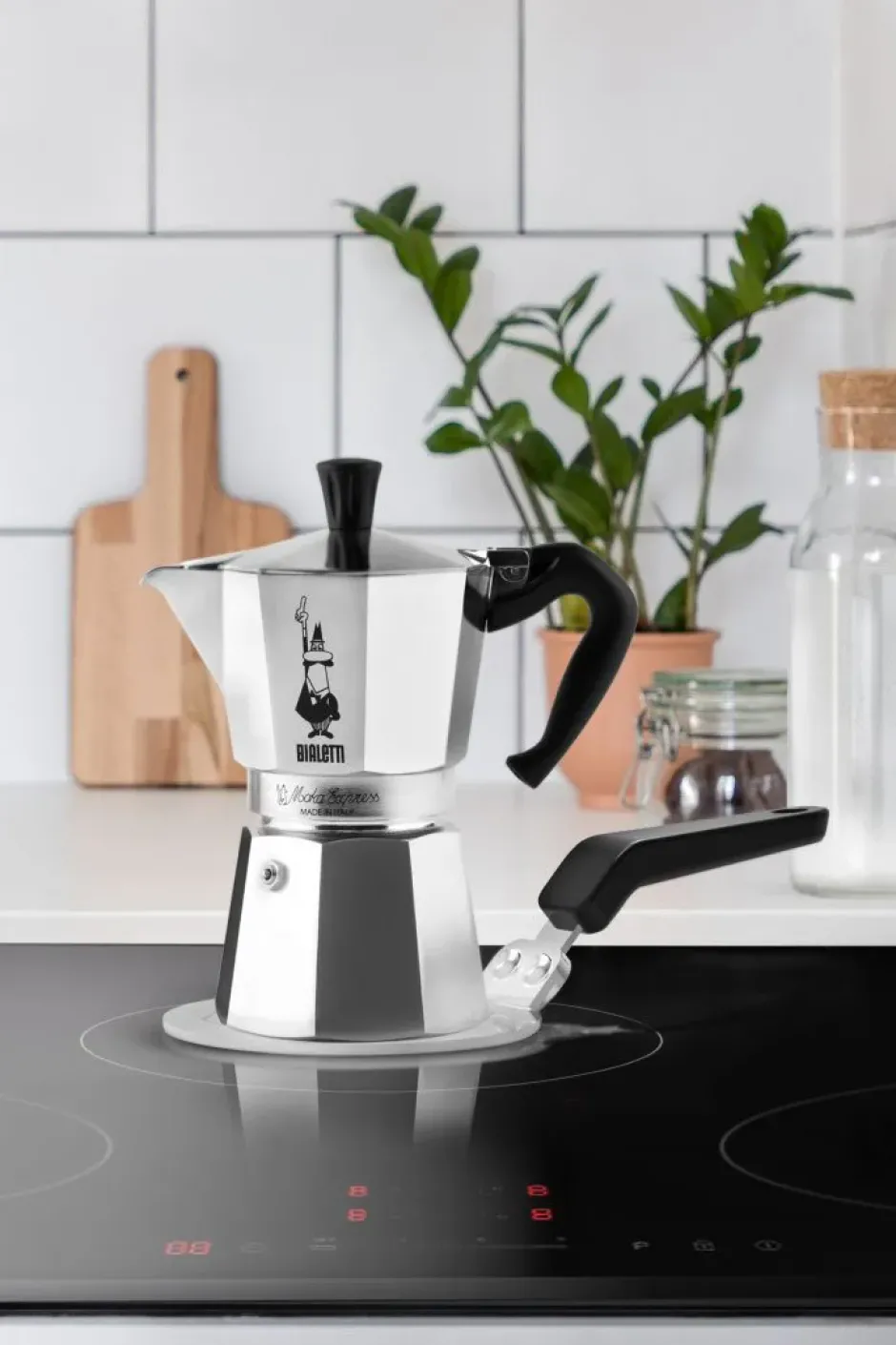 Bialetti induktionsplatta Ø13 cm, Silver-svart