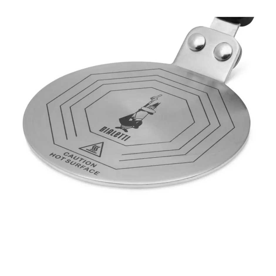 Bialetti induktionsplatta Ø13 cm, Silver-svart
