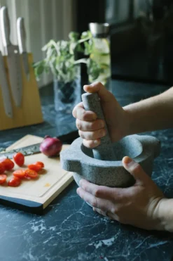 Birkedal mortel Ø22 cm, Granit