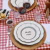 Bistro salladstallrik, Black, 21,5 cm