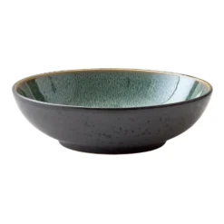 Bitz pastaskål Ø20 cm svart, Svart-grön