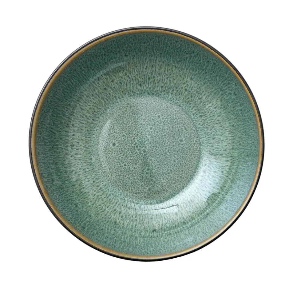 Bitz pastaskål Ø20 cm svart, Svart-grön