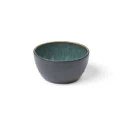 Bitz skål Ø 10 cm svart, Svart-grön