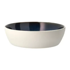 Bitz soppskål Ø 18 cm, Vit-mörkblå