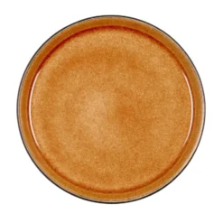 Bitz tallrik gastro Ø 21 cm, Svart-amber