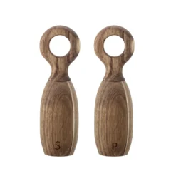 Bloomingville salt- och pepparkvarn trä, 21 cm