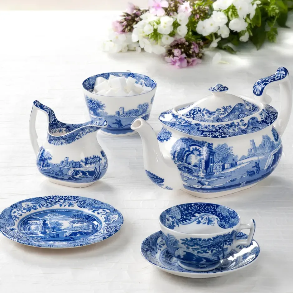 Blue Italian assiett, 20 cm