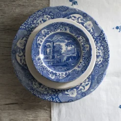 Blue Italian tallrik, 27 cm