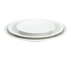 Bourges tallrik flat vit, Ø24 cm