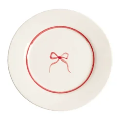 Bow salladstallrik, Dark Pink, 22 cm