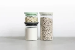 Brabantia glasburk 3-pack, Svart-grå-grön