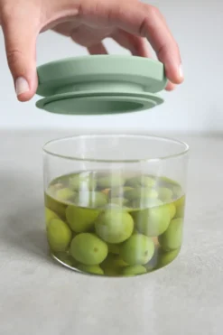 Brabantia glasburk 3-pack, Svart-grå-grön