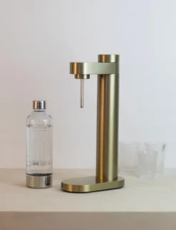 Brus kolsyremaskin, Brushed brass