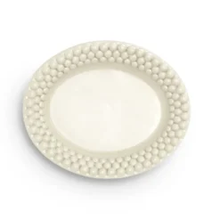 Bubbles oval tallrik 20 cm, Sand