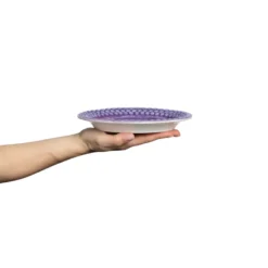 Bubbles oval tallrik 20 cm, Viol