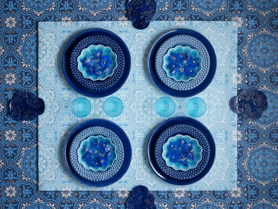 Bubbles sopptallrik 25 cm, Blå
