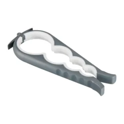 Bula burk- och flasköppnare 21 cm, Grå-vit