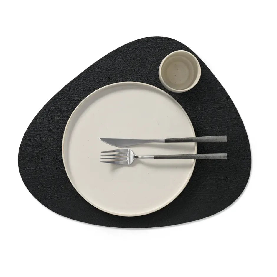 Bull bordstablett vändbar curve L 1 st, Warm grey-black