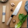 Bunmei santokukniv 18 cm, Rostfritt stål