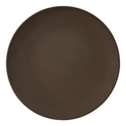 Ceramic Workshop assiett Ø19,5 cm, Chestnut-matte brown