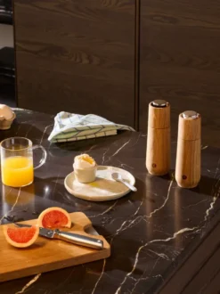 Champagne salt- och pepparkvarnsset, Natural, 2 delar