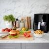 Champion Ceramic airfryer XL, Svart, 5,5 L