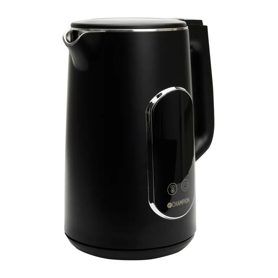 Champion Digital Temp vattenkokare, Mattsvart, 1,7 L